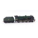 A kit built OO gauge Patriot Class locomotive Private E Sykes VC, British Rail green livery,