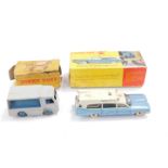 A Dinky Toys Superior Criterion Ambulance, with flashing light 277, together with a Dinky Toys NCV