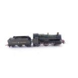 A kit built OO gauge County Class locomotive County of Oxford, Great Western green livery, 3830, 4-