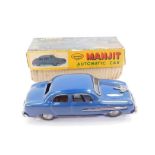 An Amartoy Manjit tin plate automatic car, friction driven, boxed.