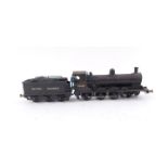 A kit built OO gauge locomotive, British Railways black livery, 54605, 4-6-0.