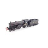 A kit built OO gauge locomotive, black livery, no.1246, 4-4-0.