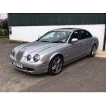 A Jaguar S-Type V8 R Auto, J20 LTP, four door saloon, petrol, 4196cc, silver, circa 174,155 recorded