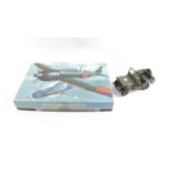 A Haseqawa Hobby Kits Mitsubishi A6M5C0 Fighter, ST4, boxed, together with a model of an American