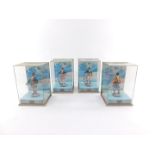 Four Britains Clansman Collection figures. (boxed)