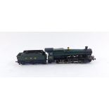 A kit built OO gauge 2800 Class locomotive, GWR green livery, 2886, 2-8-0.