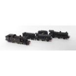 Three kit built OO gauge locomotives, British Rail black livery, comprising 41937, 64698 and 52494.