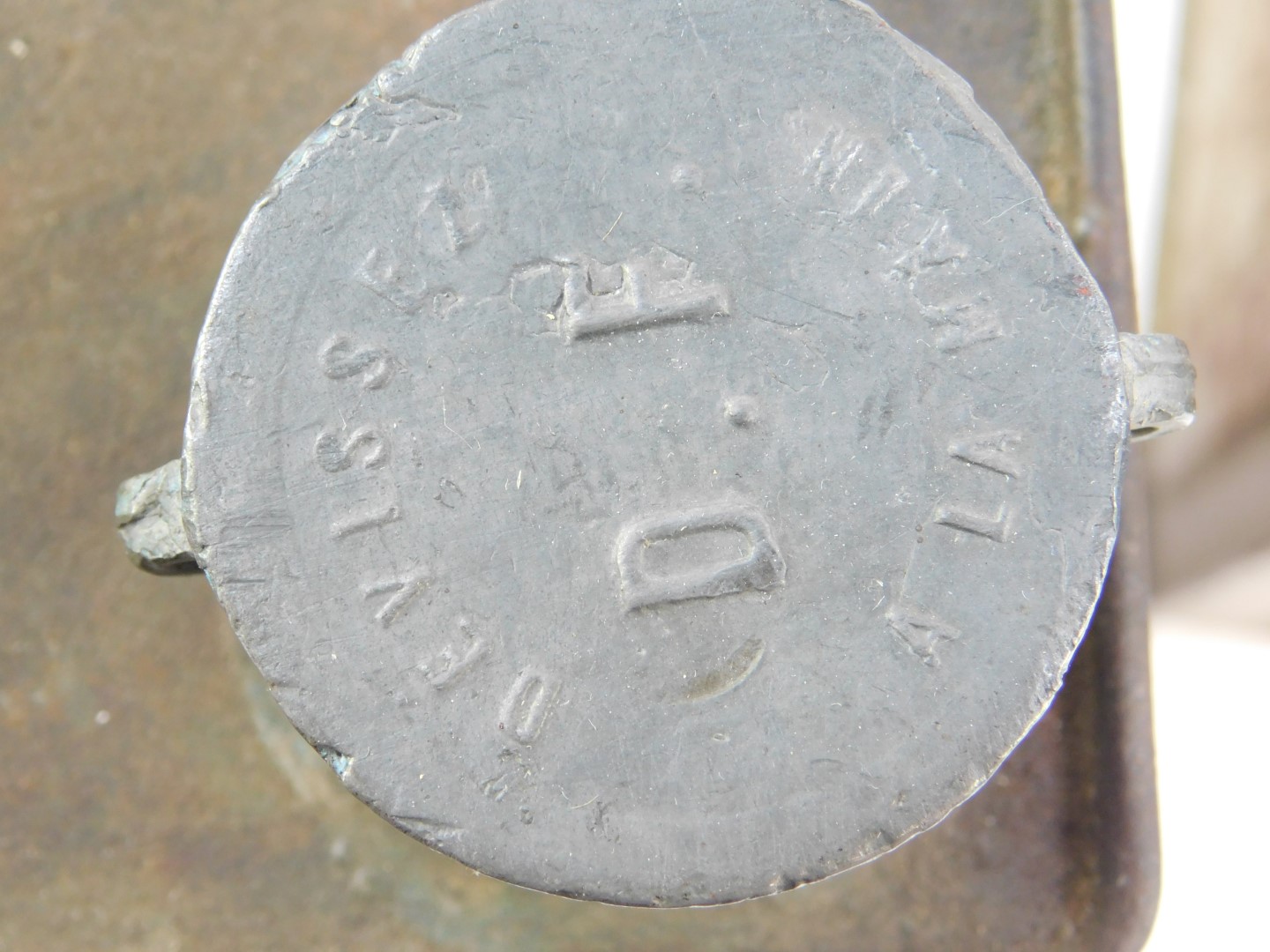 A Valor paraffin oil can, painted black with blue lettering, 35cm H, an Esso paraffin oil can, - Image 4 of 4