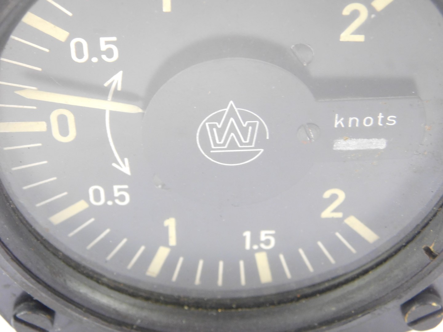 A Winter Instruments aircraft variometer, model no STV1, black dial with white loom numbers, - Image 2 of 3