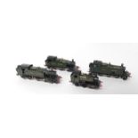 Four kit built OO gauge locomotives, Great Western green livery, comprising 3916, 6144, 4600 and