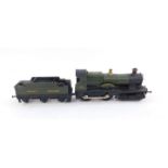 A kit built OO gauge Sir Watkin Wynn Class locomotive, Great Western green livery, 3375, 4-4-0.