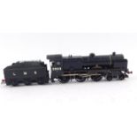 A Hornby OO gauge Patriot Class locomotive The Royal Leicestershire Regiment, LMS black livery,