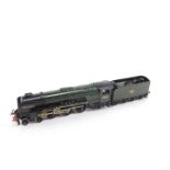 A kit built OO gauge Peppercorn Class A1 locomotive Abbotsford, British Rail green livery, No.60141,