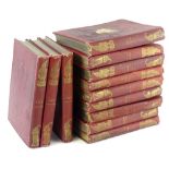 A collection of early 20thC bound Punch magazines, from 1906, 1907, 1908, 1909, 1910 and 1911 (12).