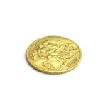 A George V half gold sovereign, dated 1913.