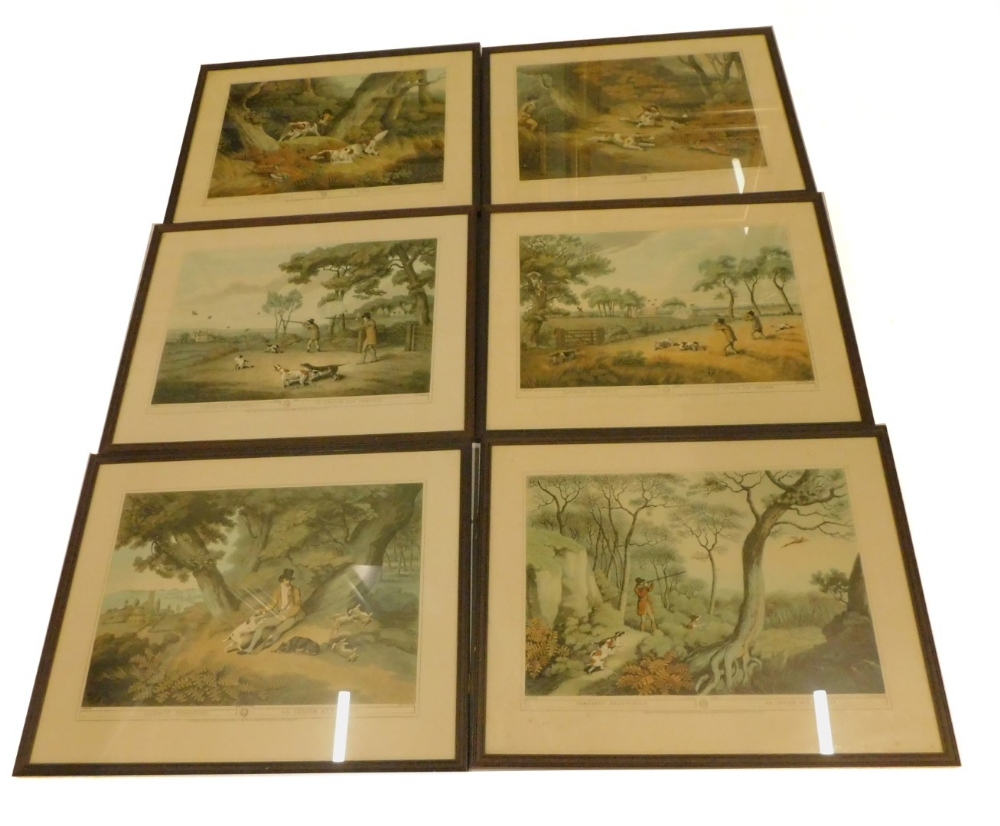 After Samuel Howitt. Pheasant shooting, reproduction sporting prints, a set of six.