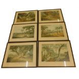 After Samuel Howitt. Pheasant shooting, reproduction sporting prints, a set of six.