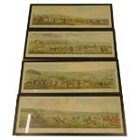 Withdrawn prior to sale by vendor. After T Sutherland. A set of four sporting prints, from the