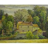 A.H. Pyne. Country cottage, oil on board, signed and dated (19)48, 49.5cm x 61cm.