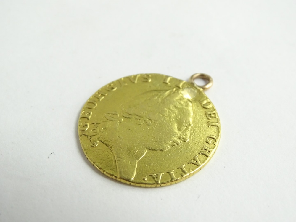 A George II spade guinea, converted to a pendant and dated 1788, 8.3g. - Image 2 of 2
