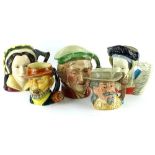 A collection of three Royal Doulton character jugs, to include Catherine Howard, Buffalo Bill and