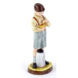A Royal Doulton porcelain prestige figure, the End of Sweet Rationing, limited edition No. 257, 16cm
