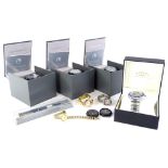 A quantity of modern dress watches, to include Aviva, Pulsar, Casio, Parker pens, boxed Rotary's,