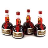 Four bottles of Grand Marnier.