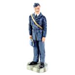 A Royal Doulton porcelain prestige figure, Royal Airforce Corporal limited edition No. 237, 27cm H.