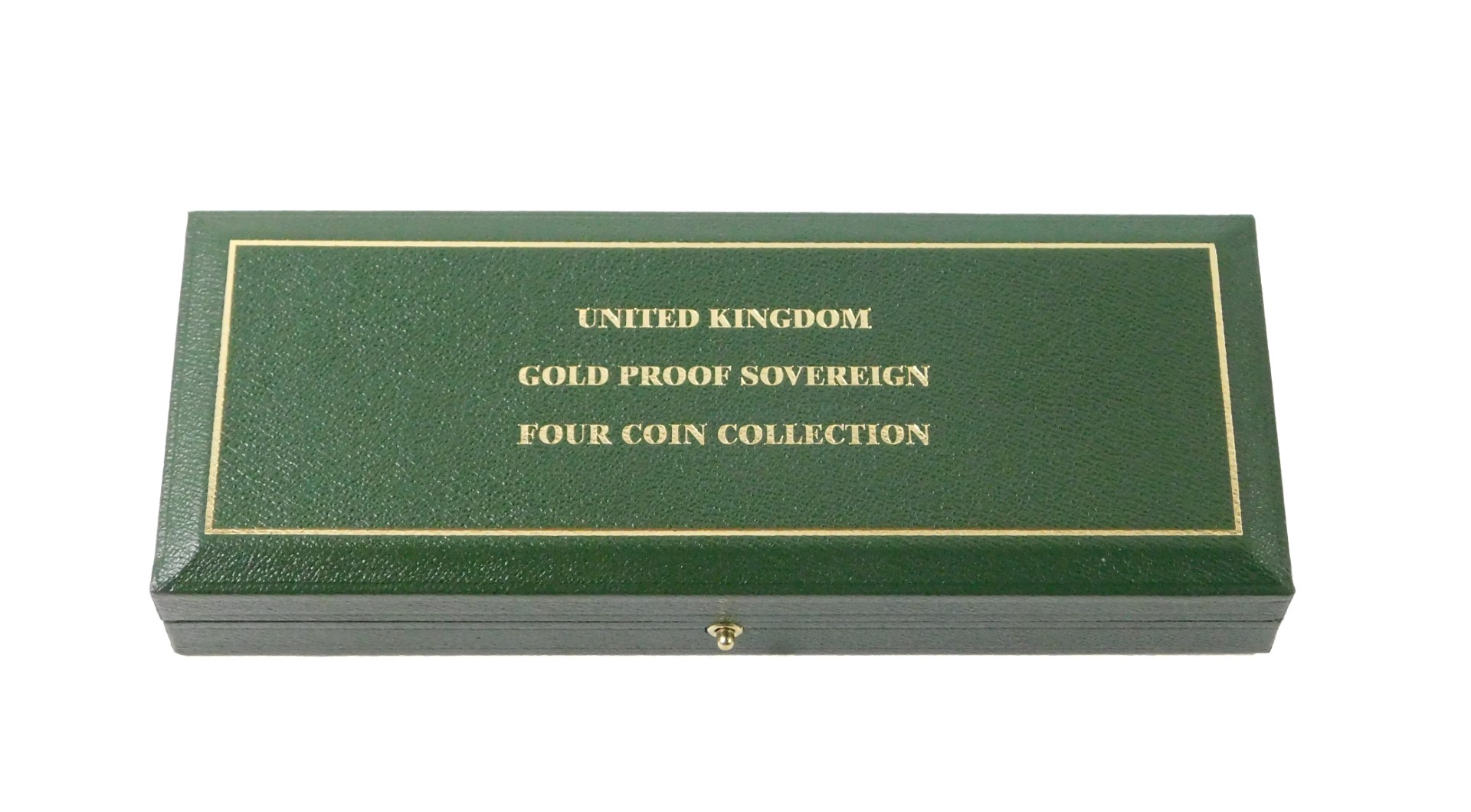 A gold proof four coin sovereign collection 2007, comprising £5 coin, double sovereign, sovereign, - Image 6 of 6