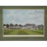 Roy Perry (1935-1993). Trent Bridge, limited edition print 178/250, signed, also signed by The