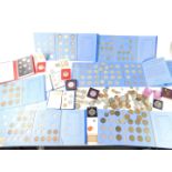 Great Britain coin collections, incomplete, including half crowns, florins, shillings and sixpences,