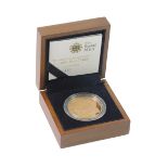 A Royal Mint Queen Elizabeth I £5 gold proof coin 2008, No 495/1500, boxed, with certificate, 40g.