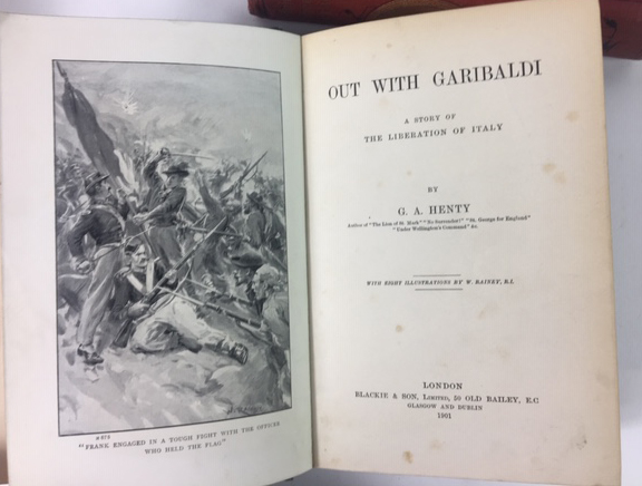G A Henty. In The Heart Of The Rockies., Omnibus Book., Out With Garibaldi., St Bartholomew's - Image 4 of 5