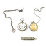 An Ingersoll gentleman's railway pocket watch, open faced, keyless wind, dial bearing Arabic