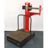 Avery 3205 ABA 250Kg industrial platform scales, No S-630692, 128cm H.