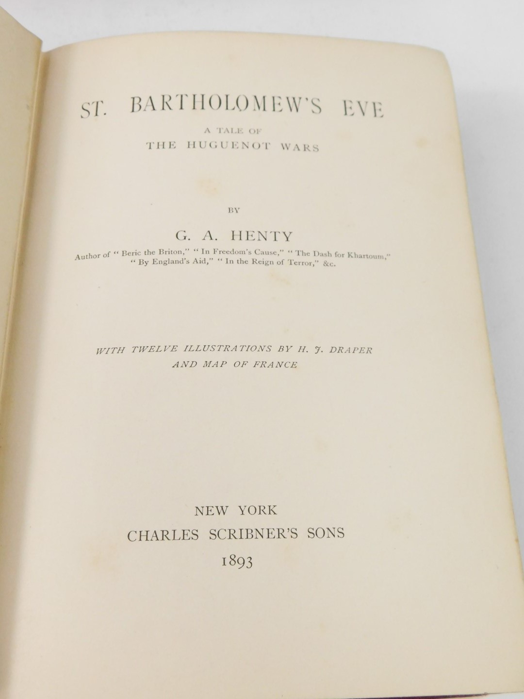 G A Henty. By Conduct & Courage., The Dash For Khartoum., St Bartholomew's Eve., Yule Logs., and - Image 6 of 9