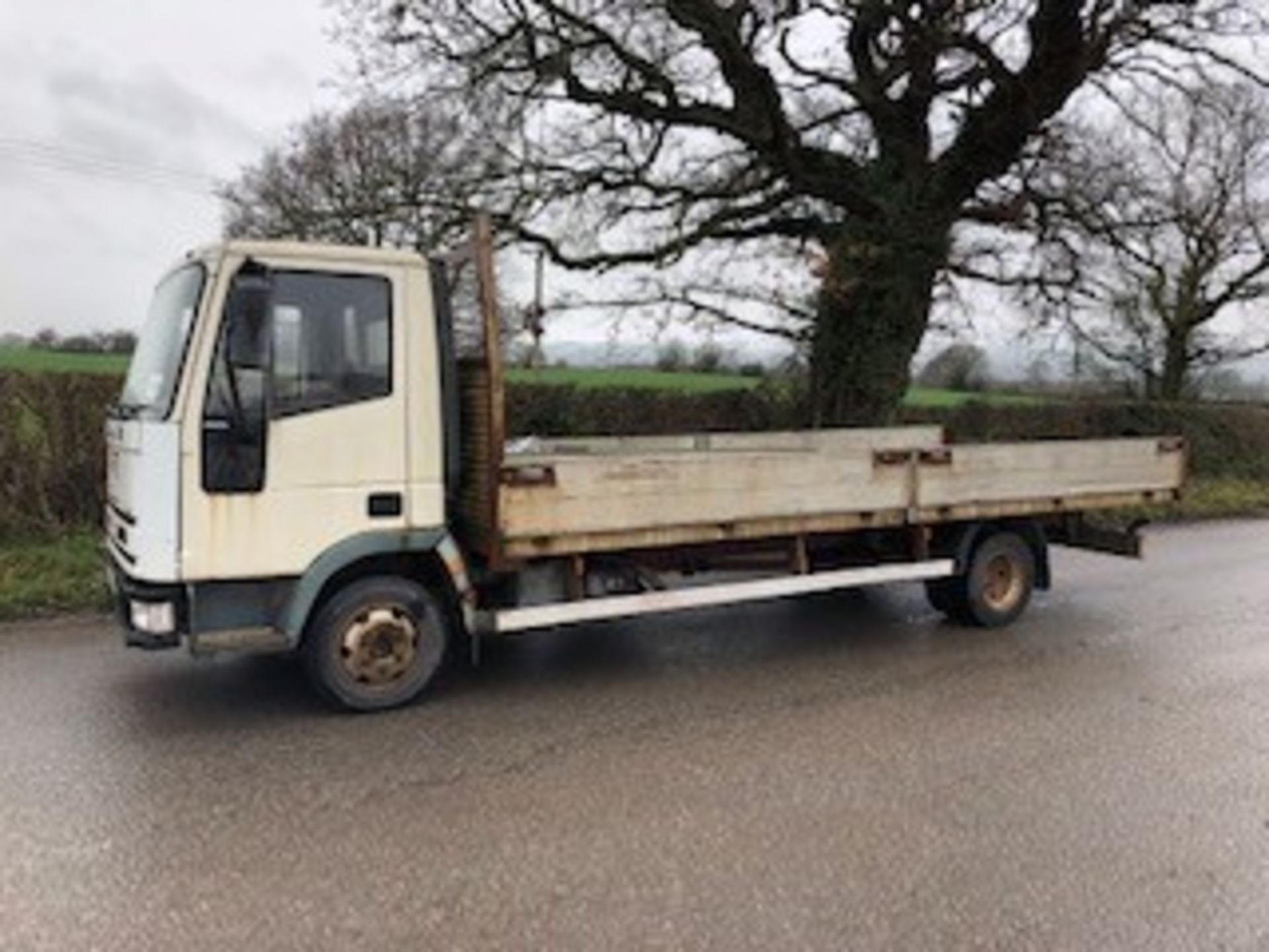 1999 FORD IVECO 75E15 7.5 TON , 20 FOOT DROPSIDE BODY