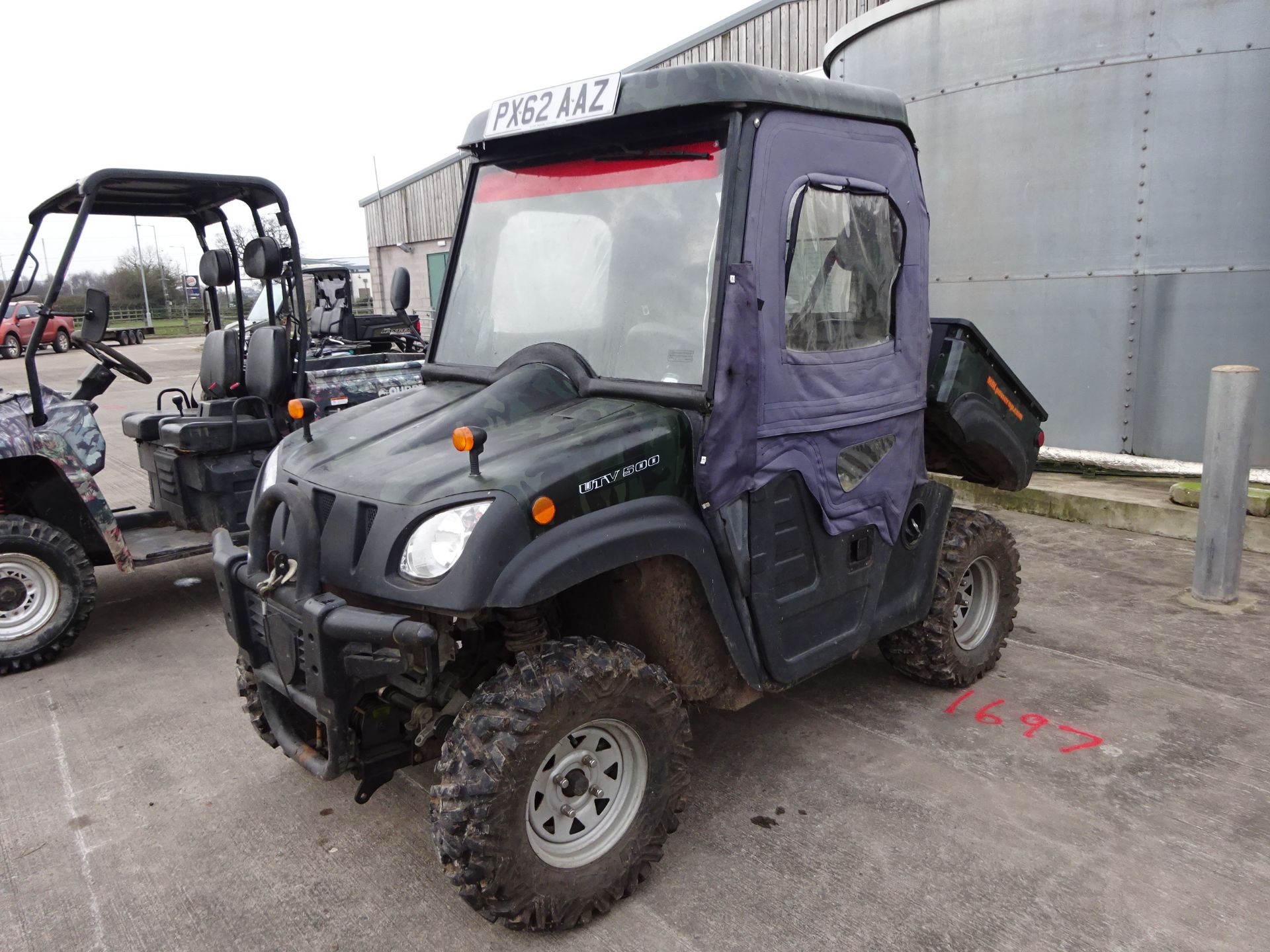 XINYANY XY 500 4X4 MULE UTV 2013 ROAD REGISTERED V5 ELECTRIC TIP BODY, ELECTRIC WYNCH, FULL CAB - Image 3 of 3