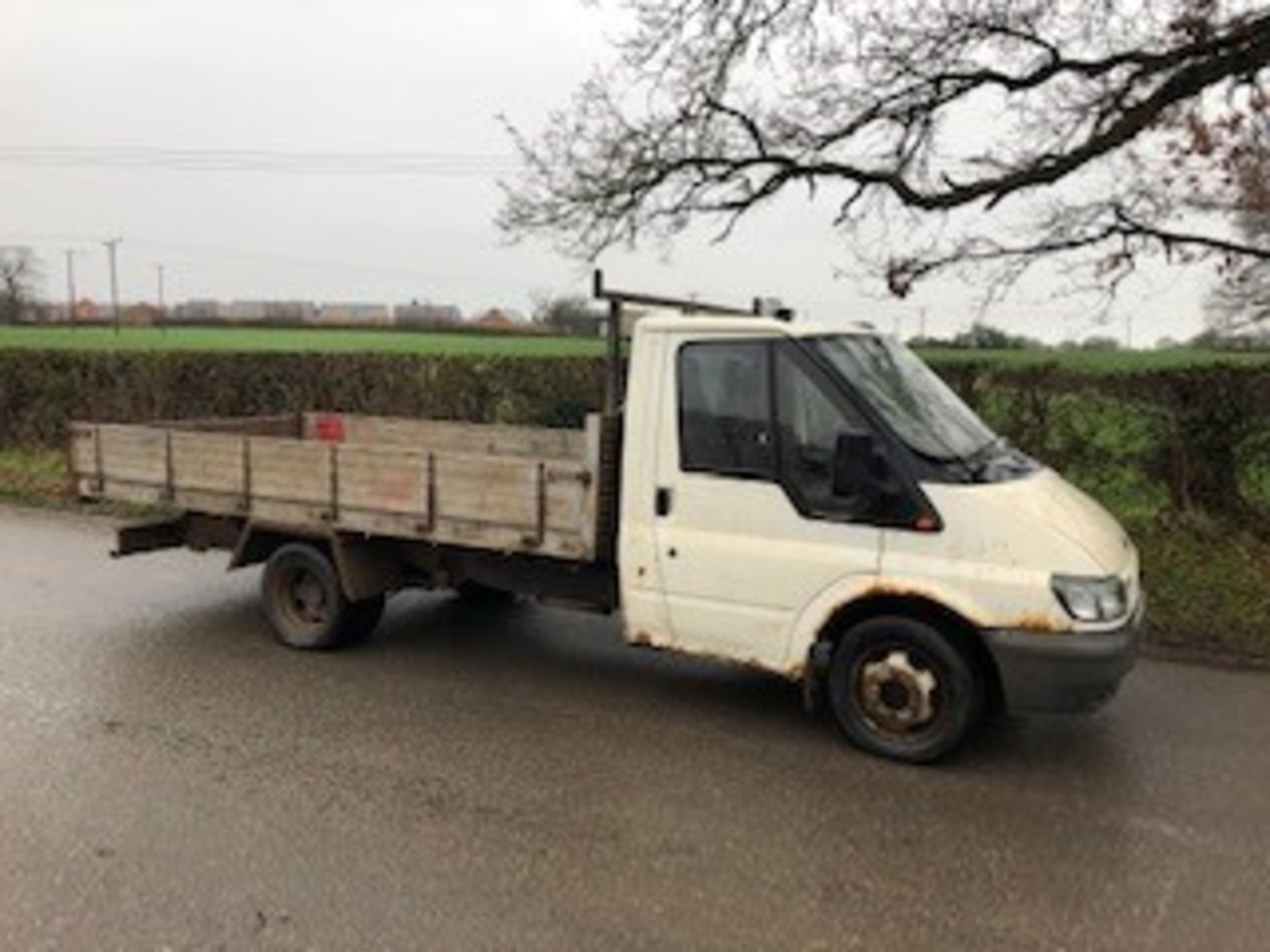 2000 FORD TRANSIT 14 DROP SIDE BODY - Image 2 of 4