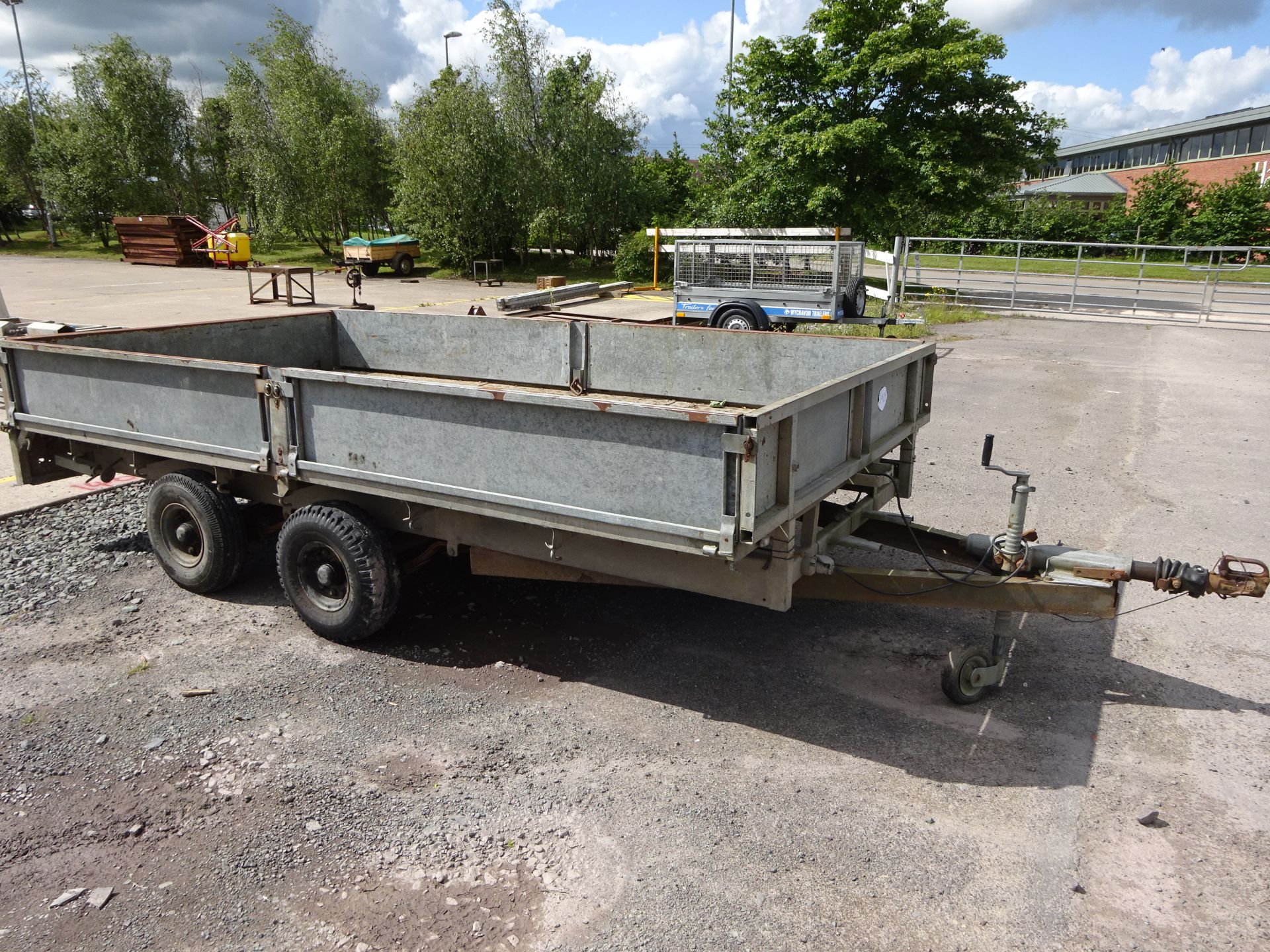 12X6 IFOR WILLIAMS TRAILER C/W SIDES - Image 2 of 2