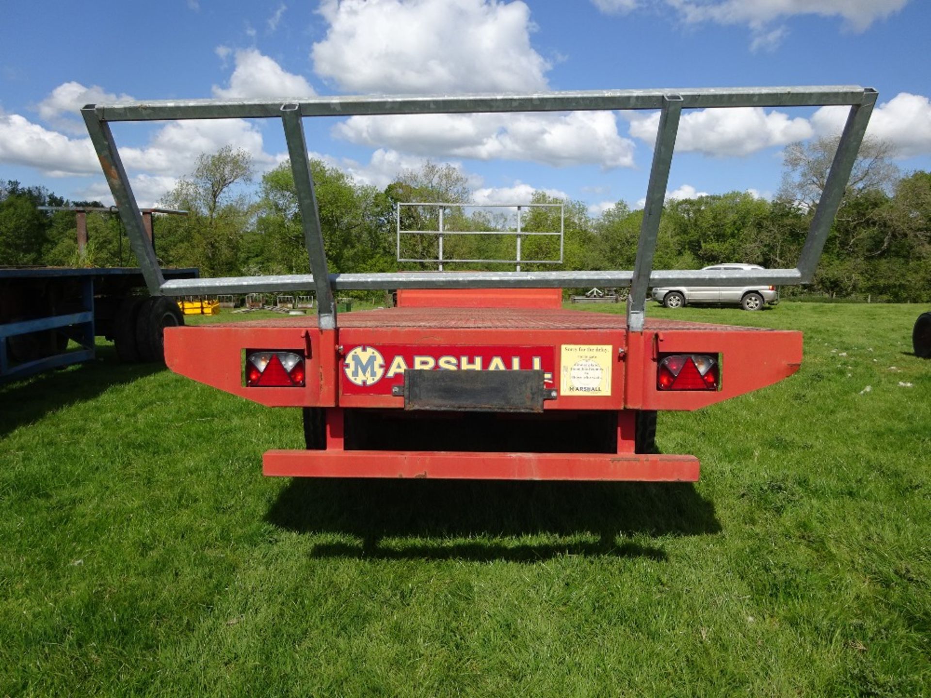 2010 MARSTON STEEL T/A BALE TRAILER  APPROX 25FT - Image 10 of 10