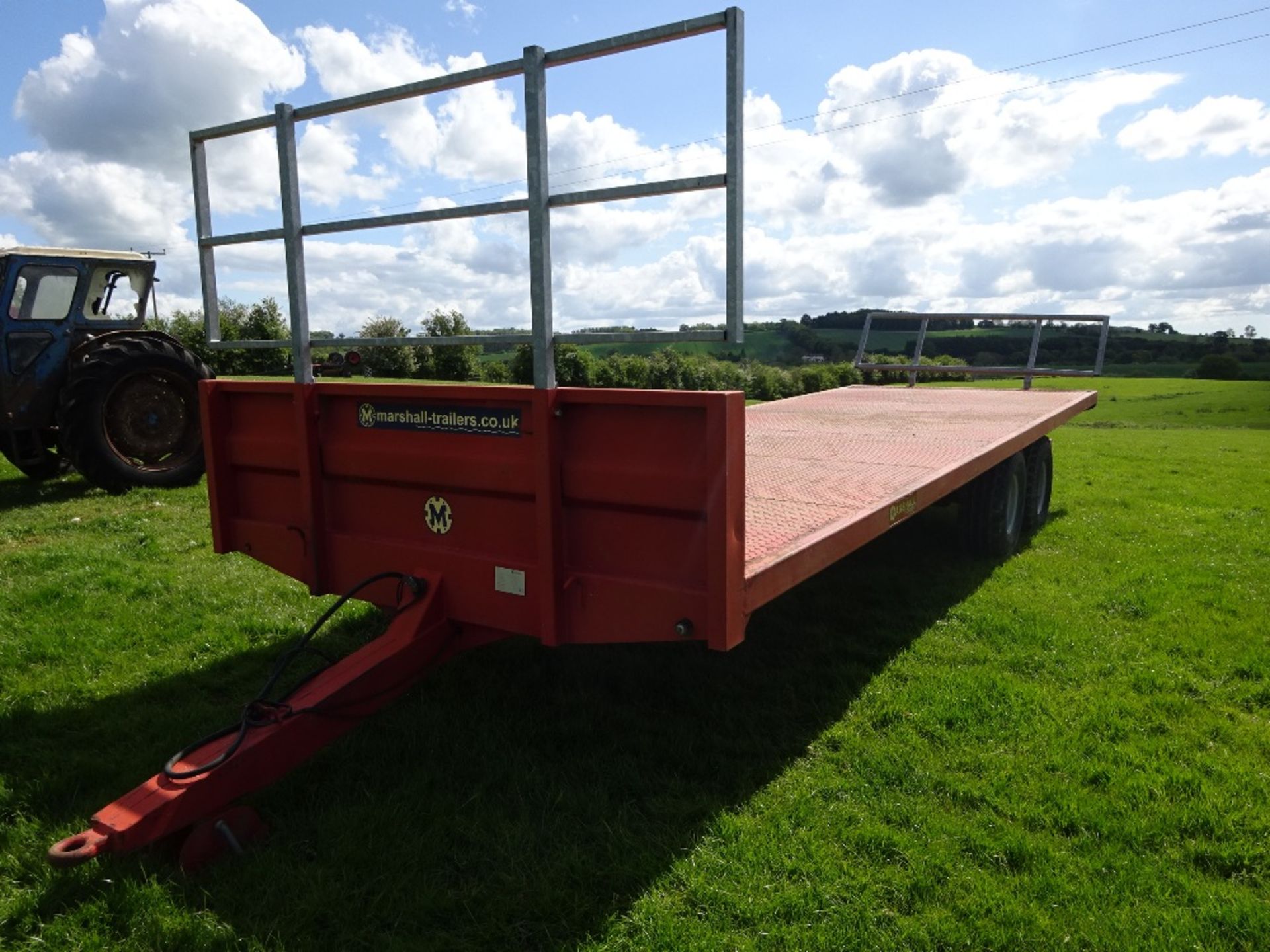 2010 MARSTON STEEL T/A BALE TRAILER  APPROX 25FT