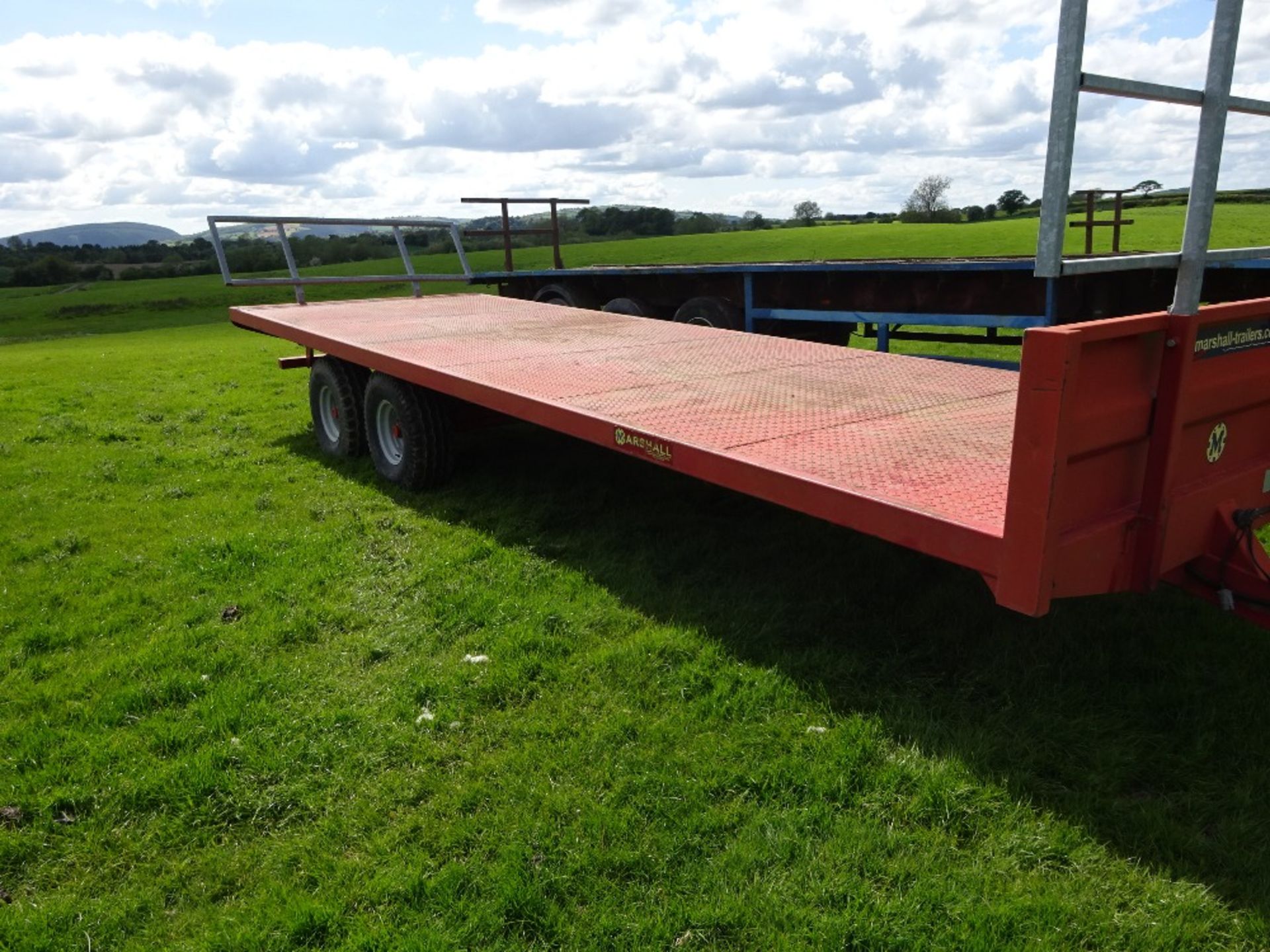 2010 MARSTON STEEL T/A BALE TRAILER  APPROX 25FT - Image 4 of 10