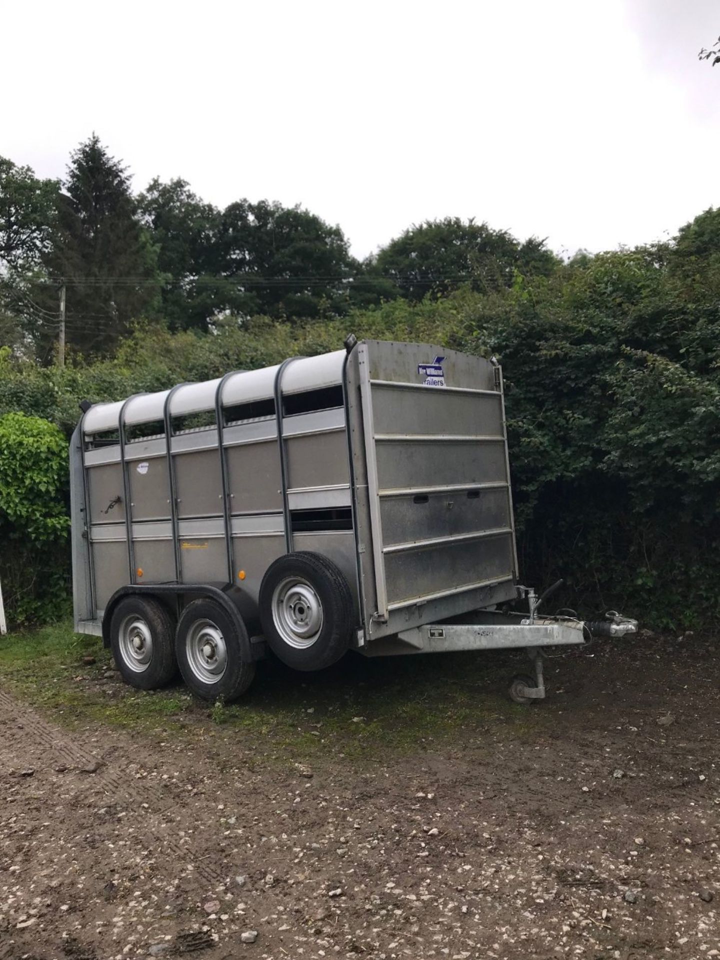 IFOR WILLIAMS TWIN DECK LIVESTOCK TRAILER