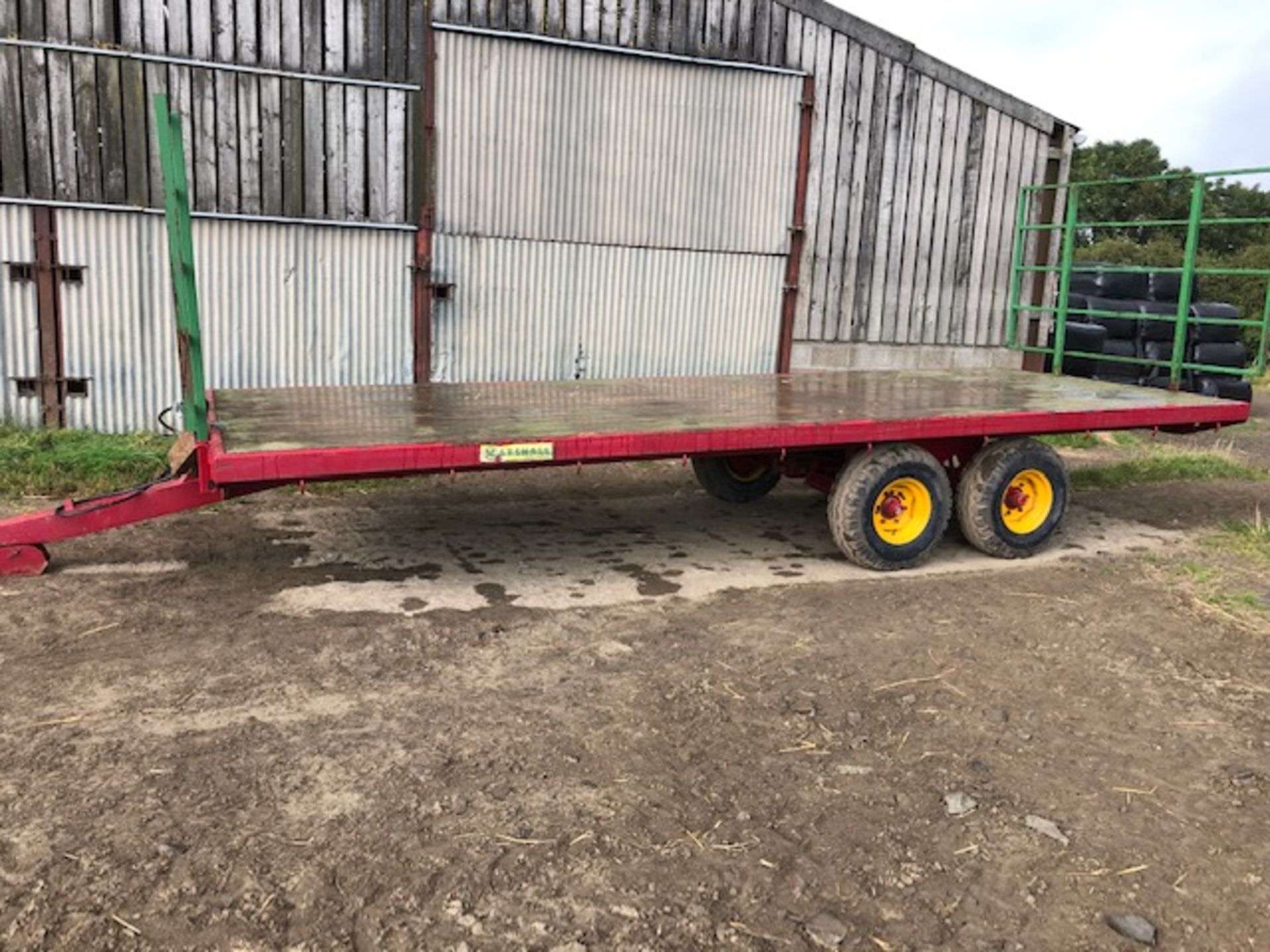 MARSHALL 20FT T/A BALE TRAILER C/W HARVEST GEAR