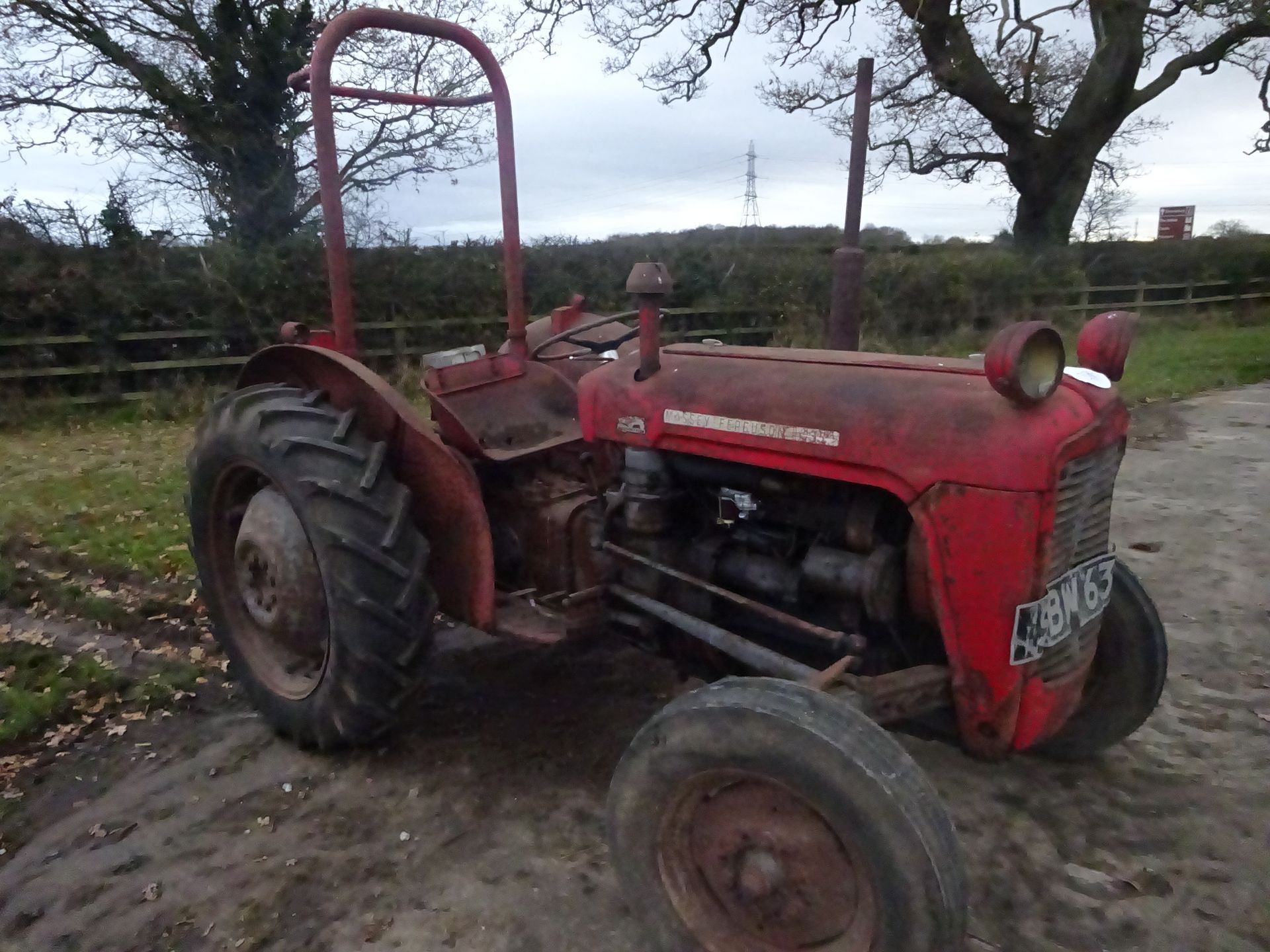 MASSEY FERGUSON 35 3 CYLINDER BARN FIND