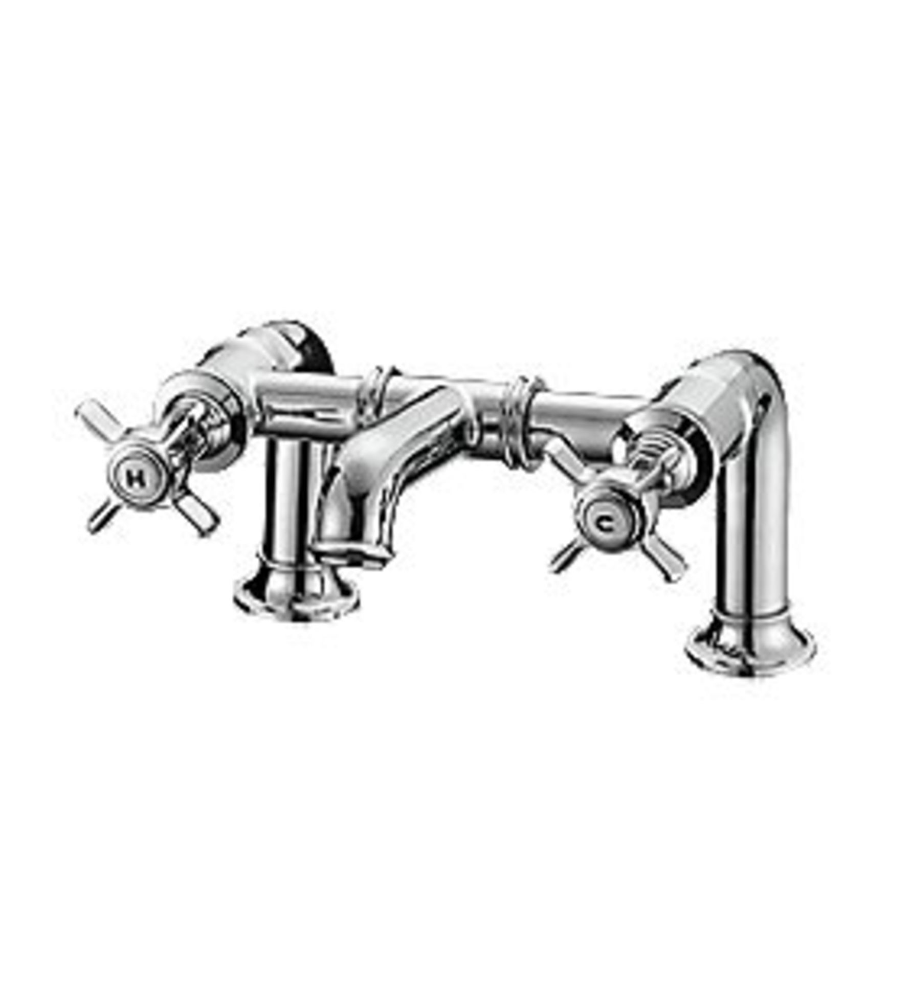 V Grade A Fosse & Stratton Greenwich Bath Filler ¹ Chrome Finish RRP ú79.99