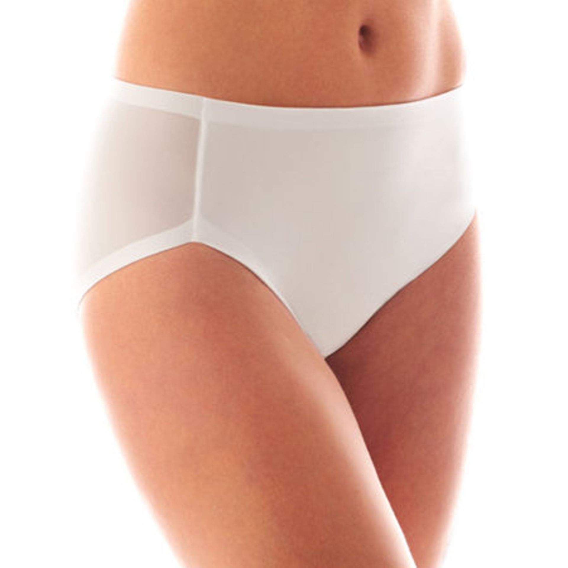 V Brand New A Lot of Two Pairs White Maidenform Hi-Cut Briefs Size S ISP $29 Each (Hosiery & More)
