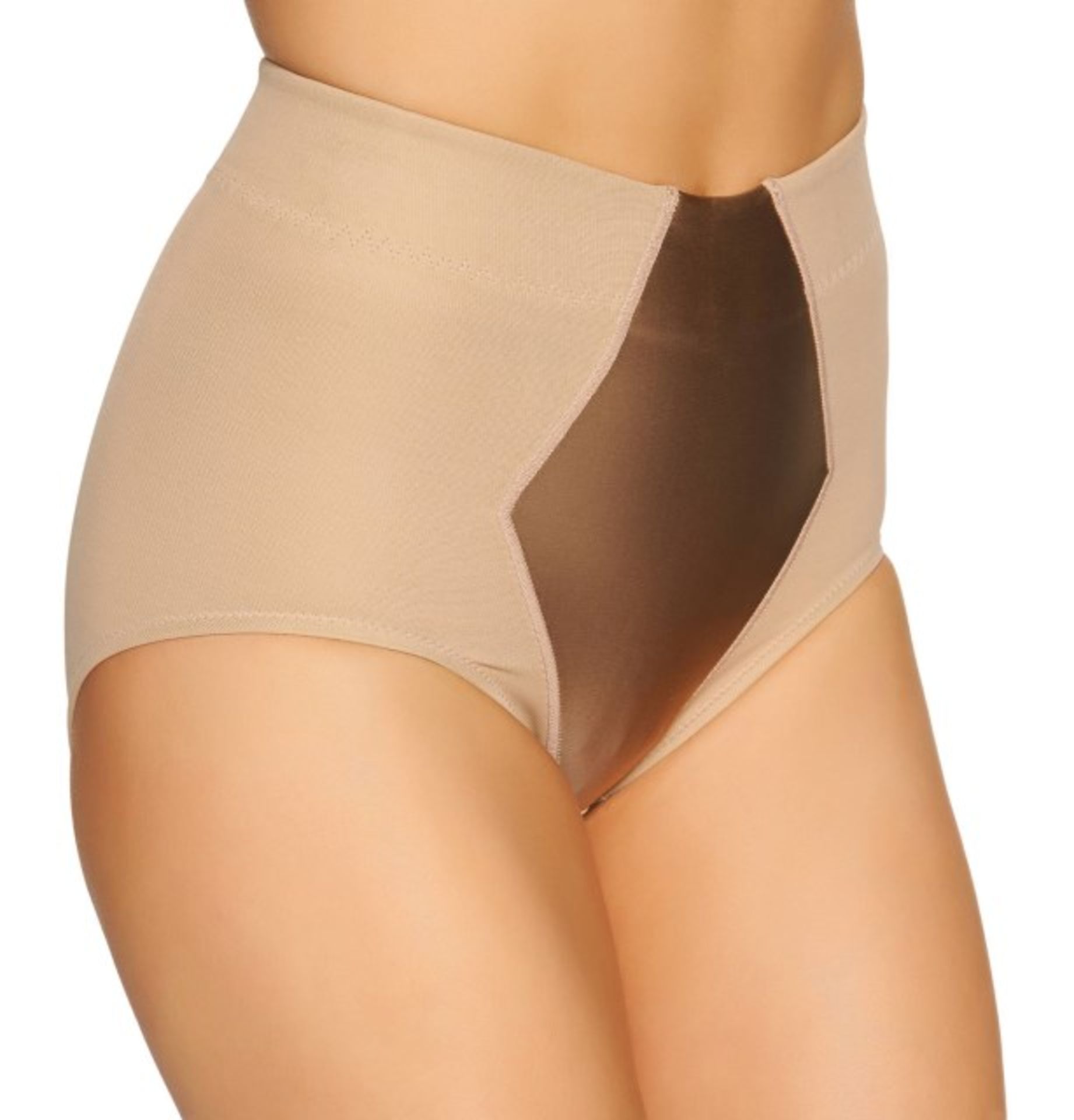 V Brand New A Lot Of Two Pairs Beige Maidenform Sweet Nothings Hi Waisted Briefs Tummy Control
